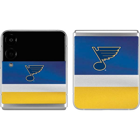 NHL St. Louis Blues Jersey Galaxy Z Flip4 5G Skin